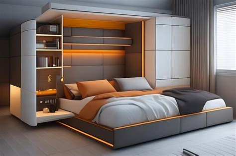 Premium AI Image | Unveiling Modern and Best Modular bedroom Designs with Inspiring Ideas