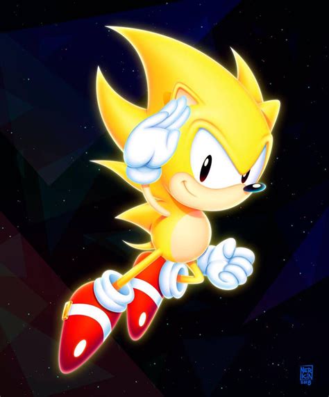 Super Sonic by Nerkin on DeviantArt | Hedgehog art, Sonic, Classic sonic