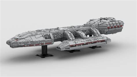 LEGO MOC-23242 Battlestar Galactica Super Scale Model