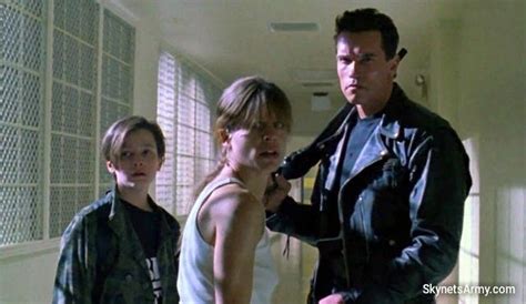 John Connor, Sarah Connor, and the T-800 - Terminator 2-Judgement Day (1991) John Connor, Sarah ...