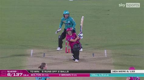 Brisbane Heat v Sydney Sixers | Women's Big Bash Highlights | Video ...