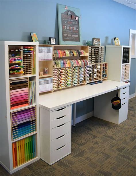 Stamp-n-Storage & IKEA | Sewing room design, Ikea craft room, Small craft rooms