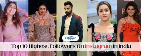 Top 10 Highest Followers On Instagram In India? | Most Followers On ...