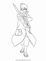 Sasuke Uchiha Coloring Page For Kids  Free Naruto Printable sketch template
