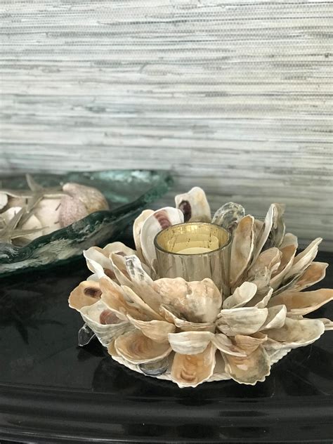 Oyster Shell Candle Holder - Etsy