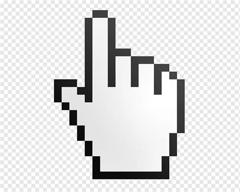 Computer mouse Pointer Cursor Computer Icons, mouse cursor, electronics, text, hand png | PNGWing