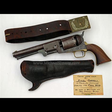 COLT THIRD MODEL DRAGOON REVOLVER, IDENTIFIED - HISTORICAL ARMS