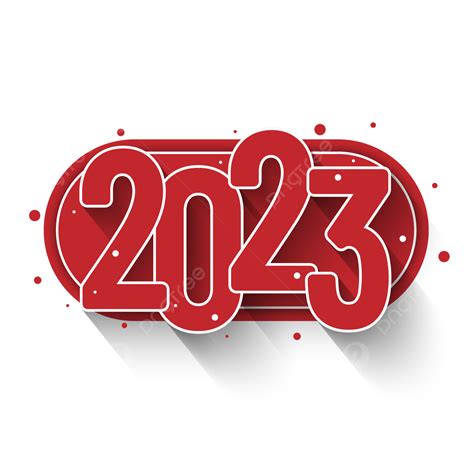 Red 2023 Vector PNG, Vector, PSD, and Clipart With Transparent ...