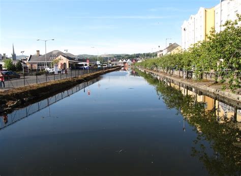 The Newry Canal from Monaghan Street... © Eric Jones :: Geograph Britain and Ireland