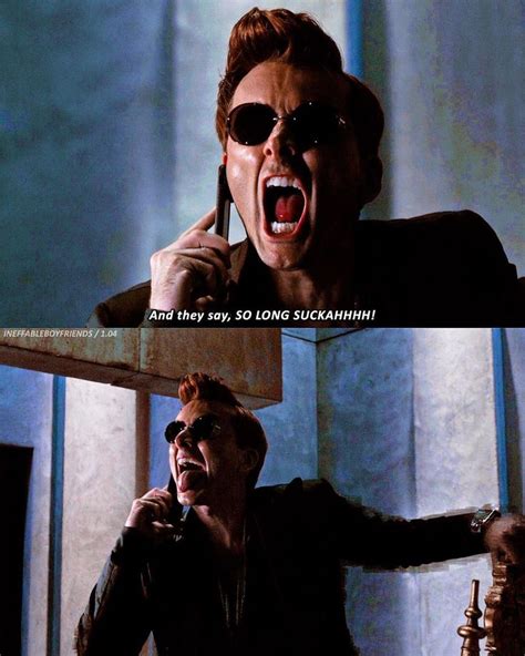 Good Omens on Instagram: “ #GoodOmens | 1.04 — As requested, Crowley’s ever iconic line. — # ...