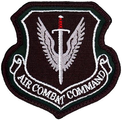 AIR COMBAT COMMAND – BLACK/WHITE | Flightline Insignia