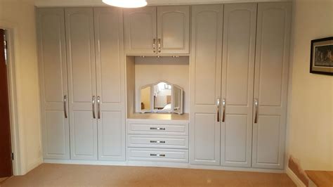 Built In Wardrobe With Dressing Table And Internal Drawers