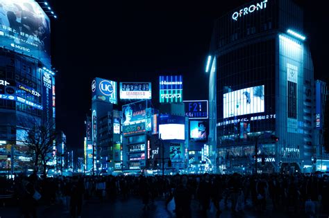 Shibuya Night Wallpapers - Top Free Shibuya Night Backgrounds - WallpaperAccess