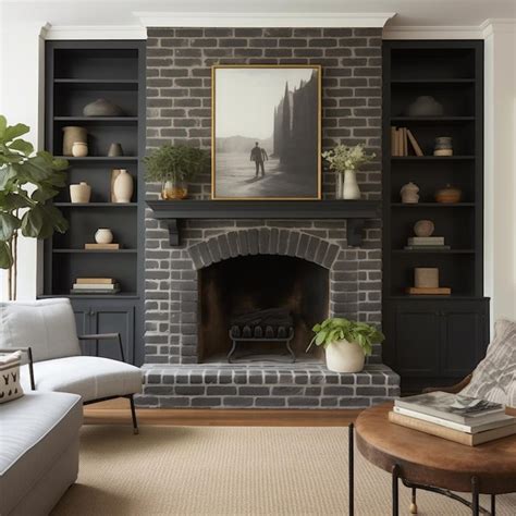 20 Black Brick Fireplace Designs: Striking Ideas To Inspire You