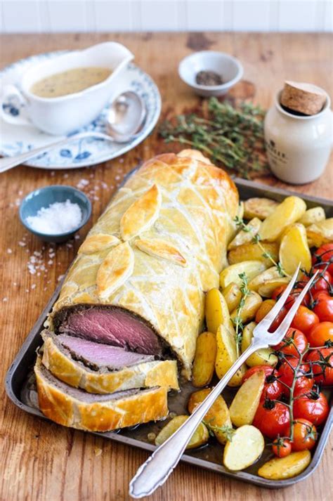 Beef Wellington with Green Peppercorn Sauce | Recipe | Beef wellington ...