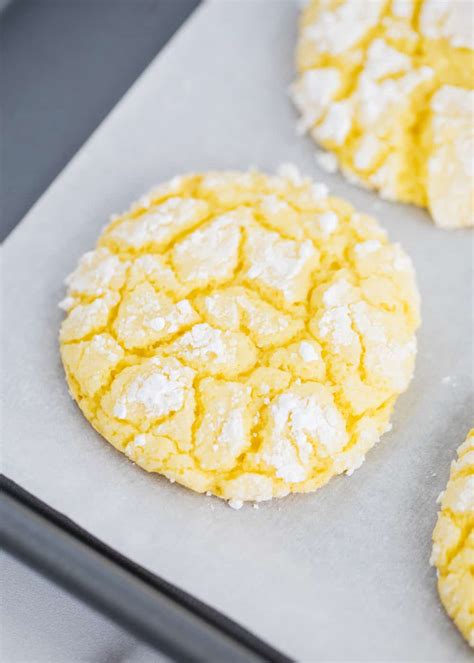 Lemon Cake Mix Cookies - I Heart Naptime