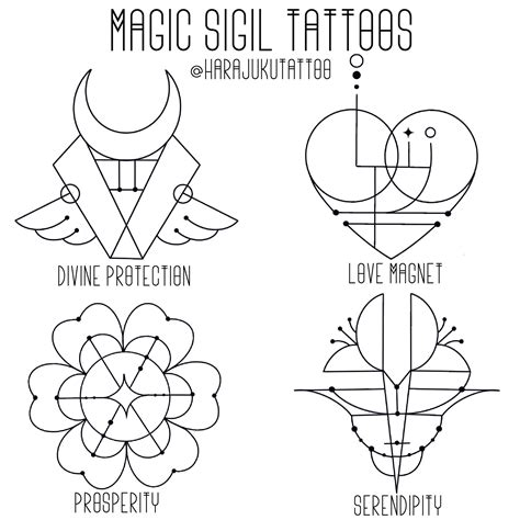 Sigil tattoo | Sigil tattoo, Protection tattoo, Serendipity tattoo