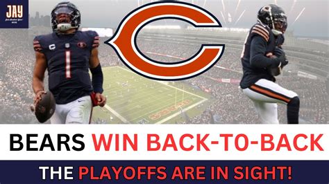 Bears w/BACK-TO-BACK NFC NORTH WINS With Defeat of Lions 28-13. Back In ...