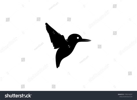 Flying Kingfisher Logo Silhouette Bird Design Stock Vector (Royalty Free) 1795316227 | Shutterstock