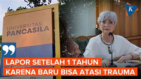 Alasan Korban Dugaan Pelecehan Seksual Rektor Universitas Pancasila Baru Lapor Setahun Kemudian