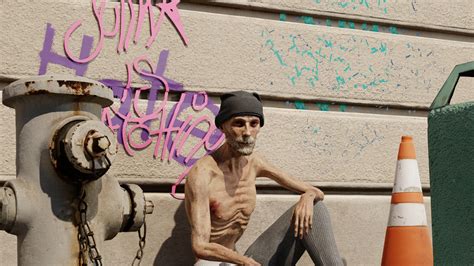 ArtStation - Beggar High Quality Game,Movie Character | Game Assets