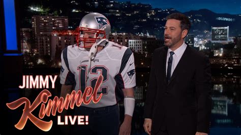 Super Bowl MVP Tom Brady Makes Surprise Appearance on Kimmel - YouTube