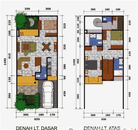 Denah Rumah 2 Lantai Type 21 Modern Minimalis – Modafinil24