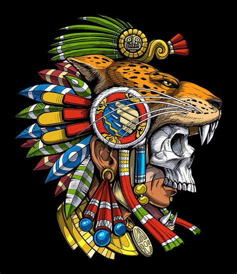 Jaguar Aztec Art Mexican Art By Norman W | ubicaciondepersonas.cdmx.gob.mx