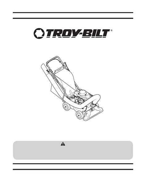 Troy-Bilt CSV 070 Chipper Shredder Vac User's Manual - Free PDF Download (24 Pages)