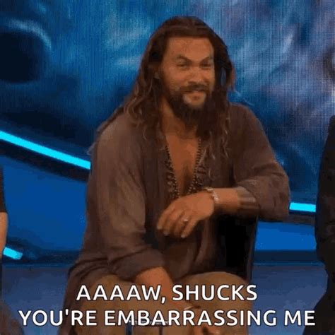 Jason Mamoa Aw Shucks Reaction GIF | GIFDB.com