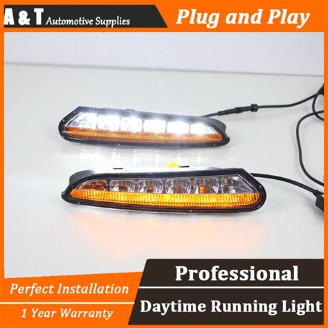 car styling For Buick Encore LED DRL For Buick Encore led fog lamps led daytime running lights ...