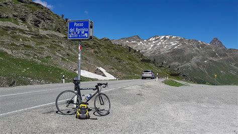 The Bernina Pass by racing bike.