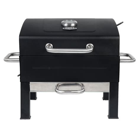 Expert Grill Premium Portable Charcoal Grill, Black and Stainless Steel ...