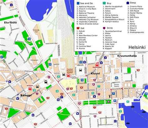 Helsinki Map - Finland