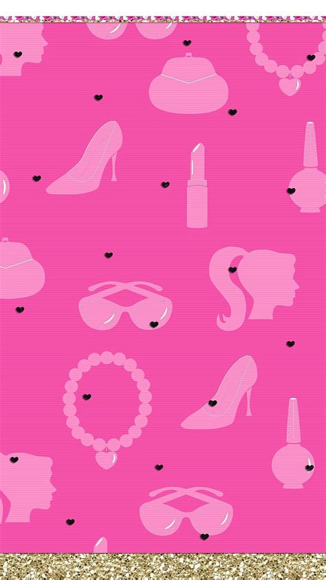 Barbie Background Pink Wallpaper