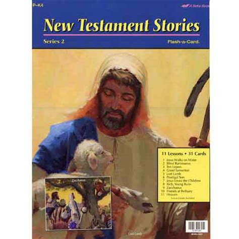 New Testament Stories 2 Flash-a-Cards | bibleclassworkshop.com