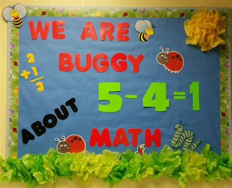 Kindergarten Math Bulletin Board