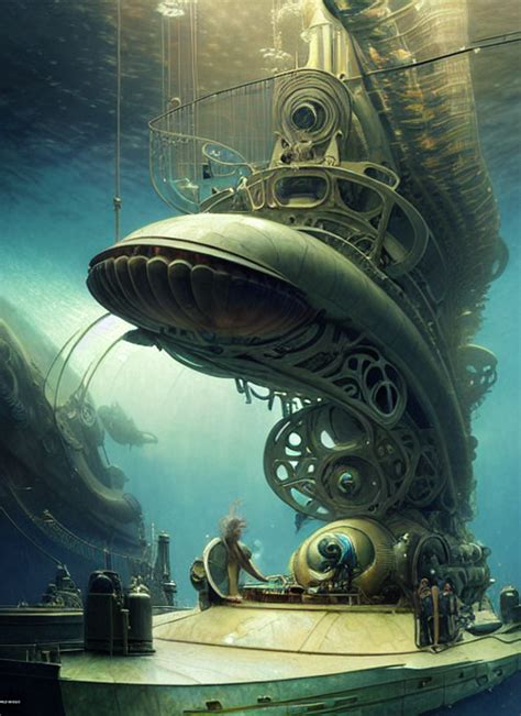 Aprender sobre 42+ imagem nautilus submarine art - br.thptnganamst.edu.vn