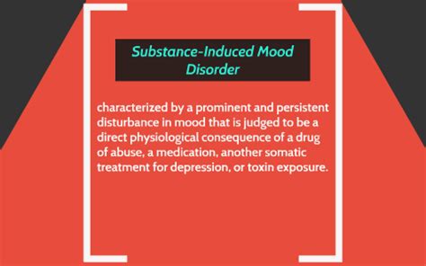 Substance-Induced Mood Disorder by Hope Strothers