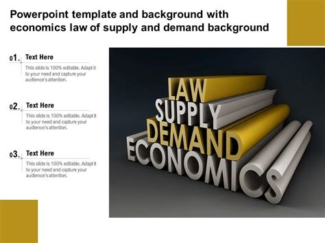 Powerpoint Template And Background With Economics Law Of Supply And Demand Background ...