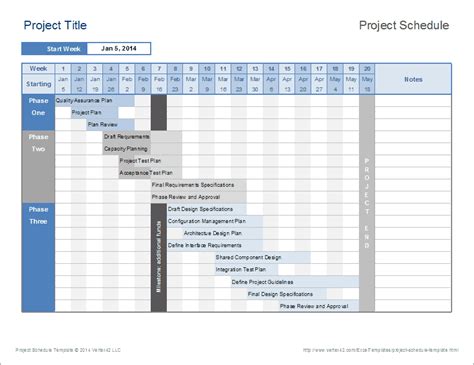 Monthly Schedule Template For Excel - Download Now For Free