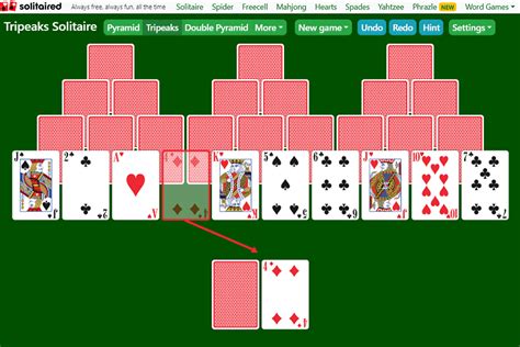 Tripeaks Solitaire - Play Free Online