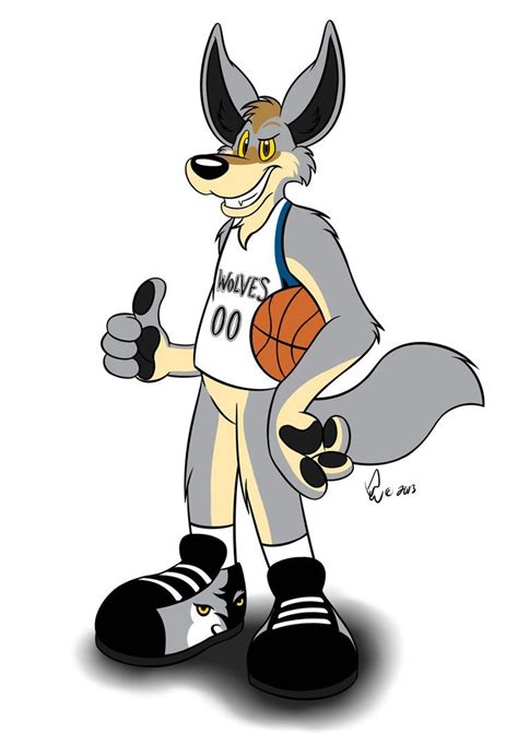 NBA Mascots - Crunch the Wolf | Mascot, Cartoon logo, Nba logo