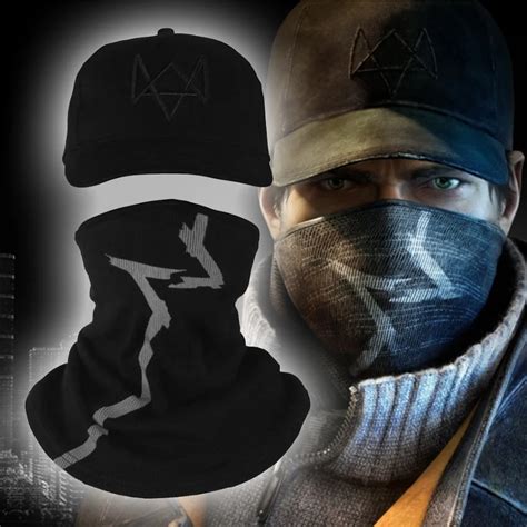 Watch Dogs Aiden Pearce Scarf Face Mask Set game Cosplay Costume ...