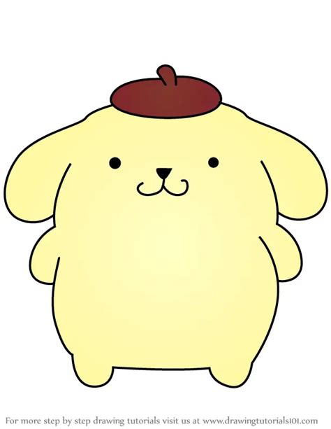 How to Draw Pompompurin from Hello Kitty (Hello Kitty) Step by Step ...