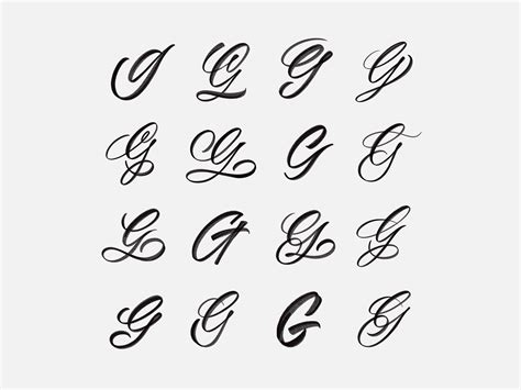 G Exploration | Lettering fonts, Lettering, Tattoo lettering