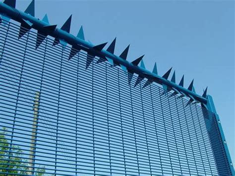 Security Wall Spikes Fence with Welded Wire Fence and Spike Topping