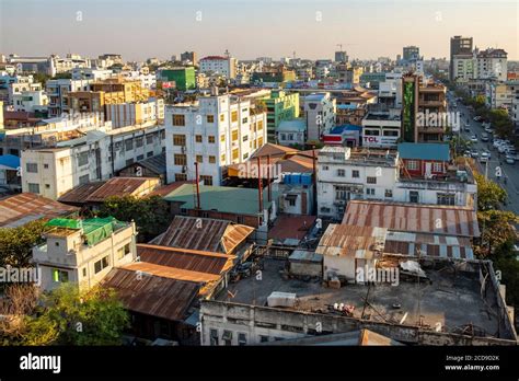 Myanmar (Burma), Mandalay region, Mandalay City, General View Stock Photo - Alamy