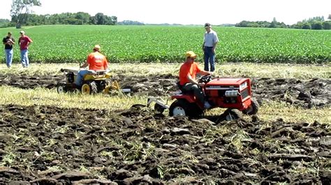 Garden Tractor Plowing at The Orange Spectacular 2011 - 3 - YouTube