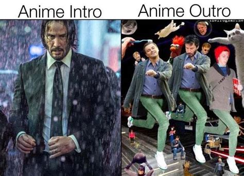 Anime intro vs anime outro - Meme by MaddyTheMadCow :) Memedroid